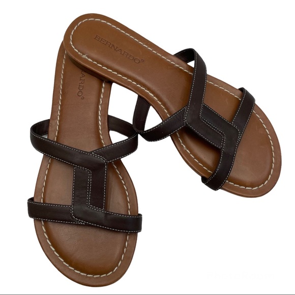 Bernado Women's Genuine Leather Sandals Size 8.5 M - Picture 1 of 12